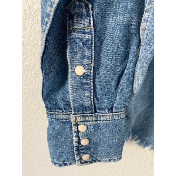 $290 NWT RE/DONE VINTAGE 50s WESTERN SHIRT SZ SMALL - Picture 7 of 9